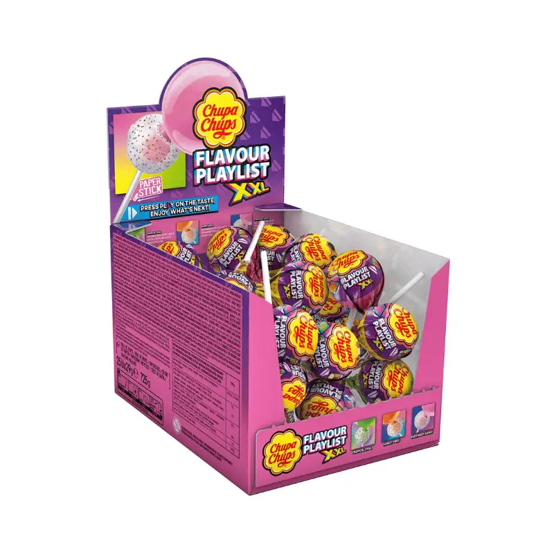 Chupa Chups XXL flavour playlist 25x29g