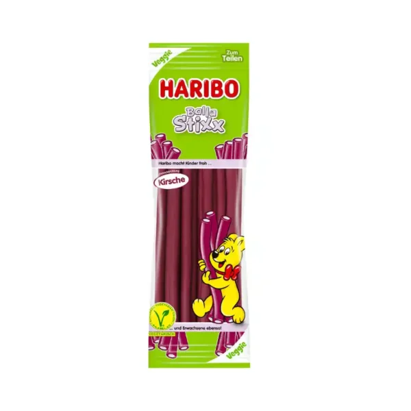 Haribo balla stixx kersen veggie 200g