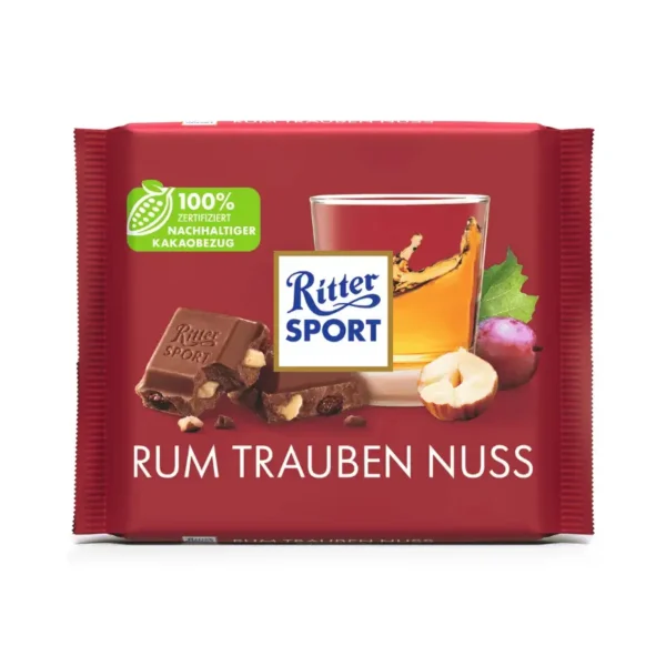 Ritter sport Rum-druiven-noten - 100g