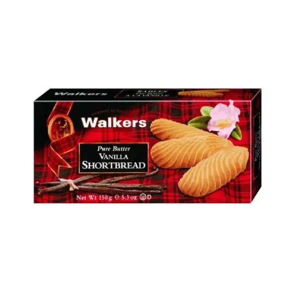 Walkers Pure Butter Shortbread Vanilla 150g
