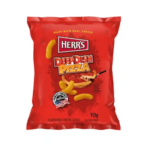Herr's Deep Dish Pizza Cheese Curls 113g