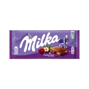 Milka druiven en noten 100g