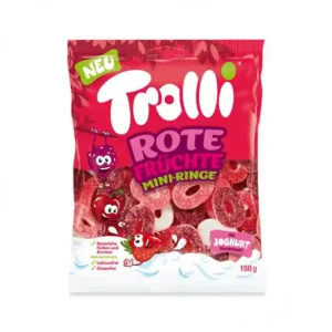Trolli Rood Fruit Mini Ringen 150g