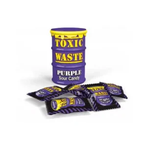 Toxic waste sour candy drum purple 42g