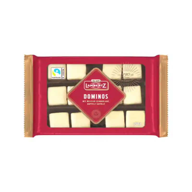 Lambertz Dominos Witte Chocolade 150g