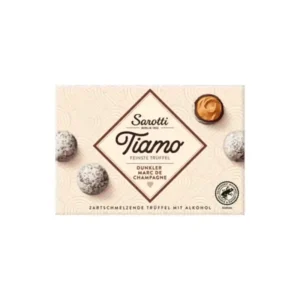 Sarotti Tiamo Truffel Donker Marc de Champagne 125g