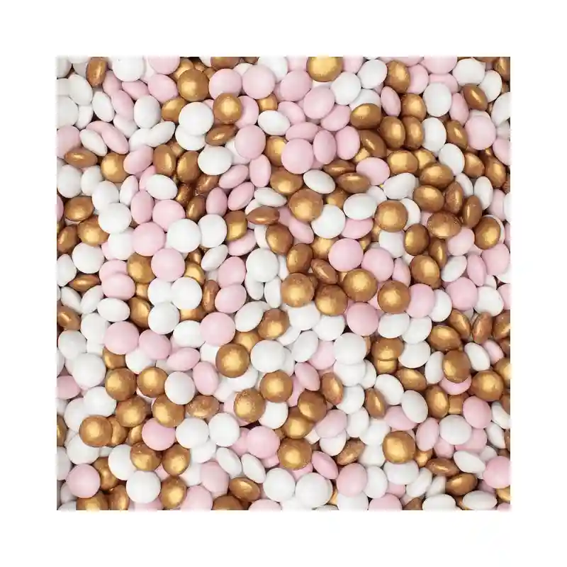 De Bock Confetti Mini Mix Wit/Babyroze/Goud 1kg