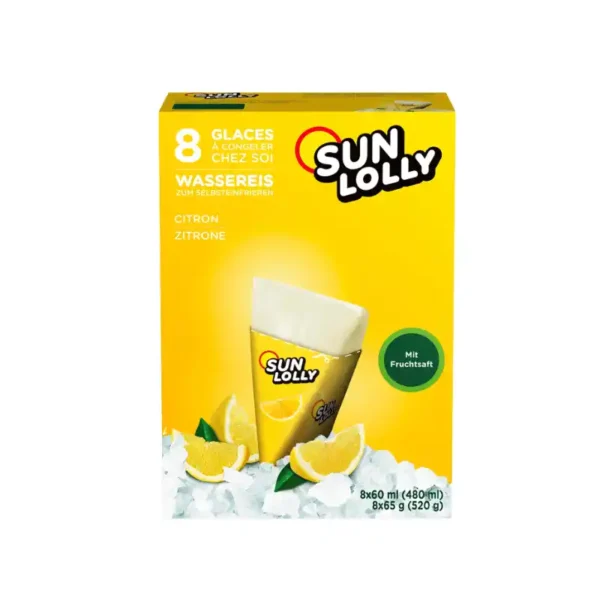 Sun Lolly Citroen Waterijs 8x 60ml