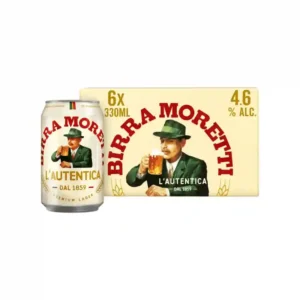 Birra Moretti Pilsener 6 x 33cl