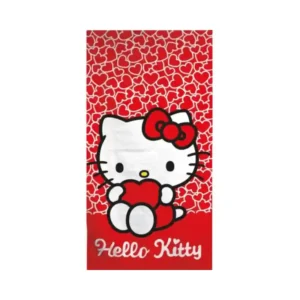 Hello Kitty Hearts Handdoek 70x140cm