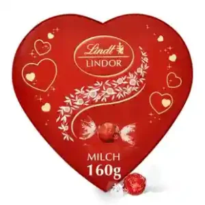 Lindt Lindor Hart Rood 160g