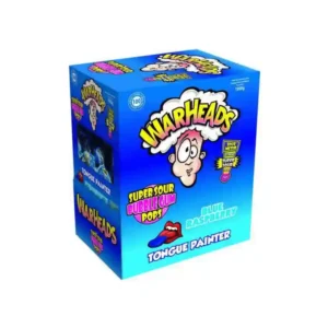 Warheads Super Sour Bubble Gum Pops 100 x 19g