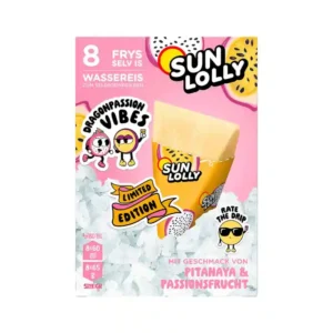 Sun lolly dragon fruit & passion fruit
