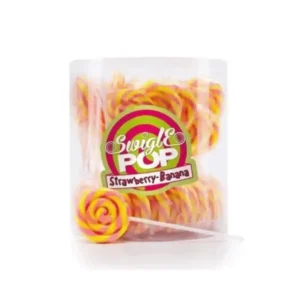 Swigle pop banana strawberry 50x12g