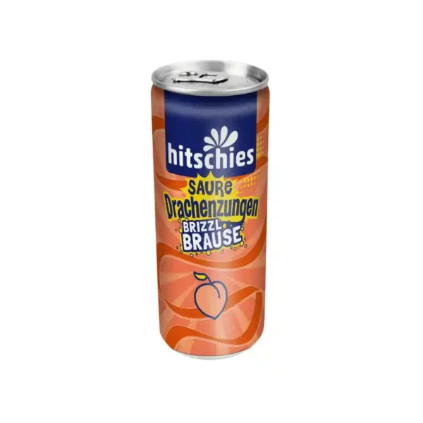 Hitschies saure drachenzungen brizzl brause perzik 250ml