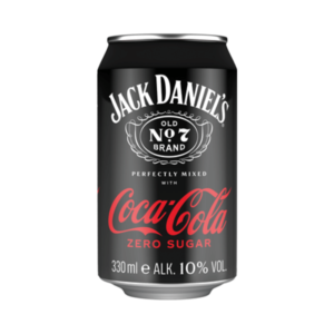 Jack daniel's & Coke Zero 10% - 330 ml