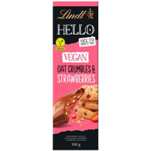 Lindt Hello Vegan Oat Crumbles & Strawberries 100g