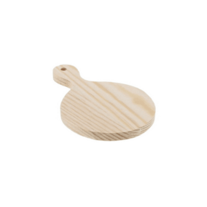 Houten mini plankje rond
