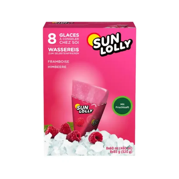 Sun Lolly Framboos Waterijs 8x 60ml