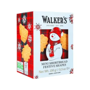 Walker's Mini Shortbread Festive Shapes Snowman 150g