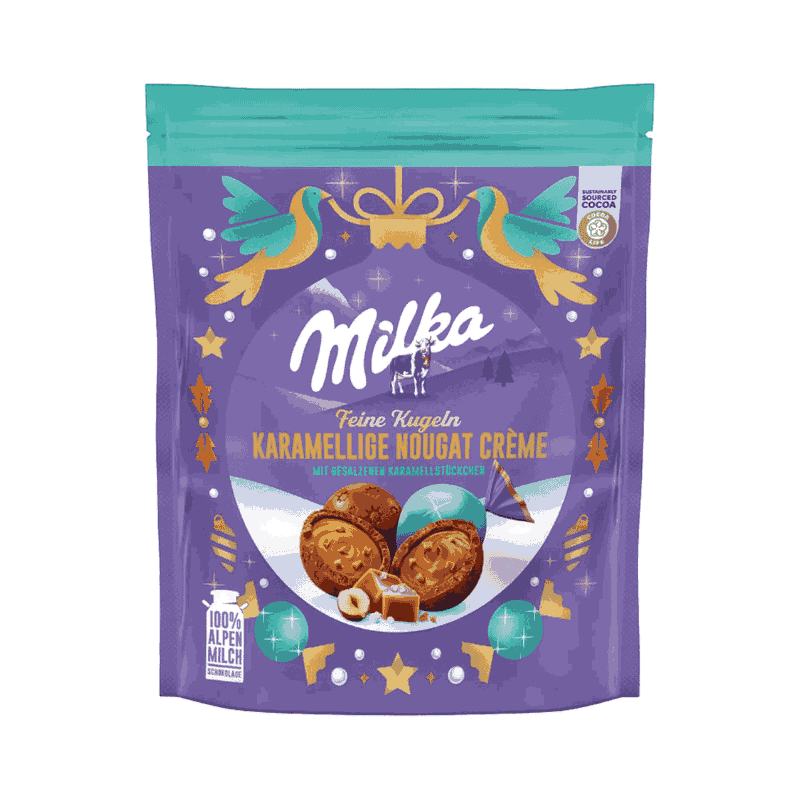 Milka Bonbons Karamel Nougat Crème 90g